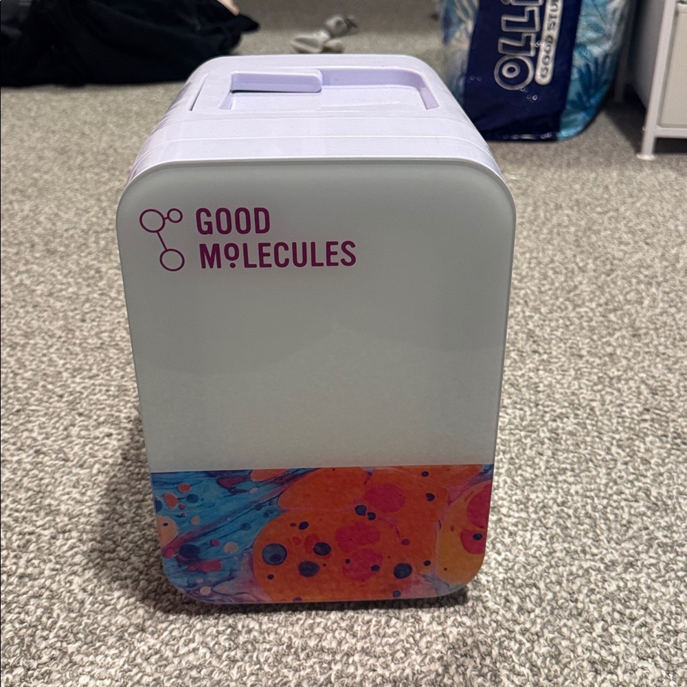Good Molecules Mini Fridge - White and Multicolor